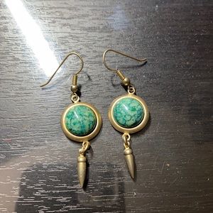 Antique gold earrings